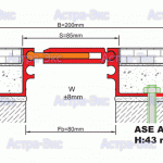 Профиль ASE A 227-080 H:43 из алюминия
